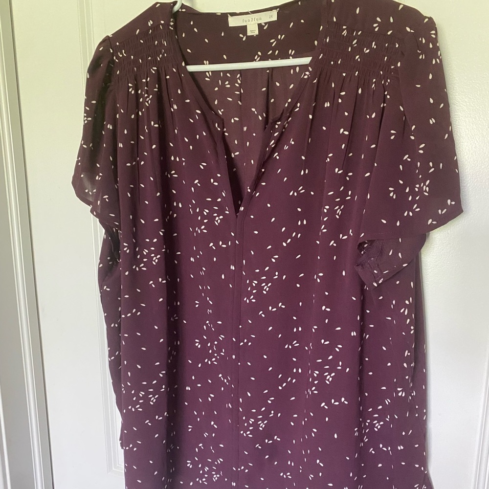 Business Casual Purple Top from Stitch Fix